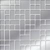 PLATINUM GLASS MOSAIC 25x25