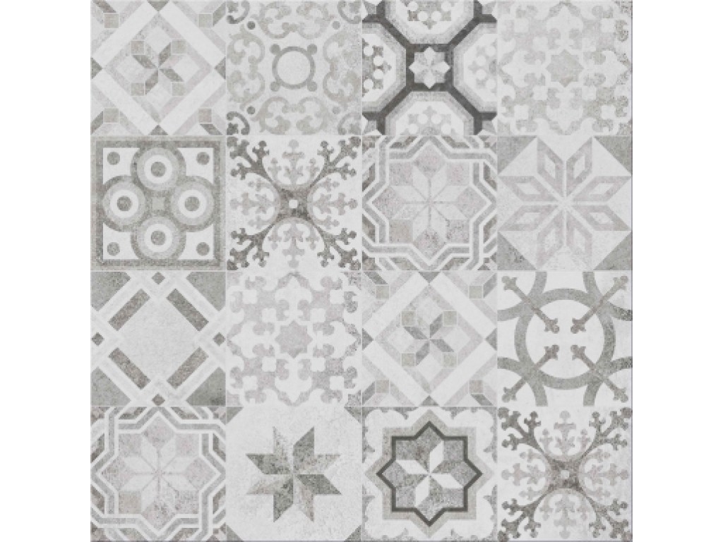 Concrete Style Patchwork 42 x 42 cm