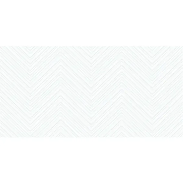 White Chevron 30 x 60 cm