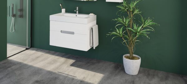 Luna 80 cm alsó + öntött márvány mosdó