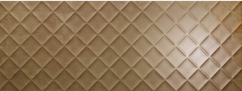 Metallic Chess Rust 45 x 120 cm