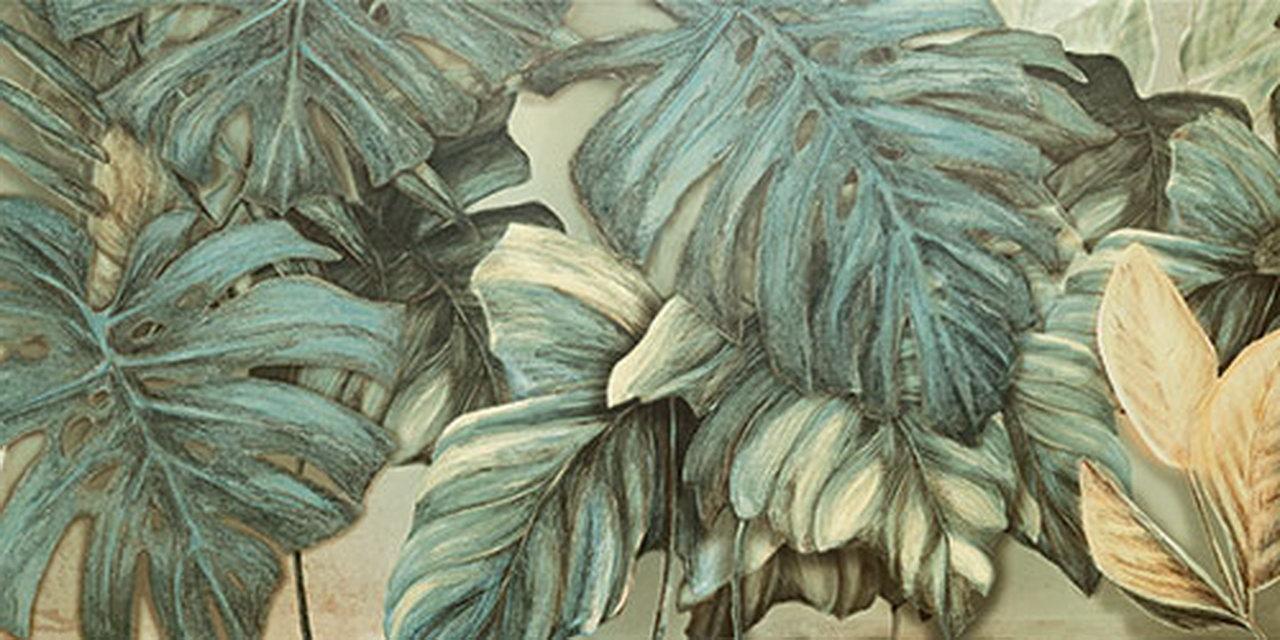 Tubadzin Alabaster Shine Leaves B/1 dekor 59,8 x 119,8 cm