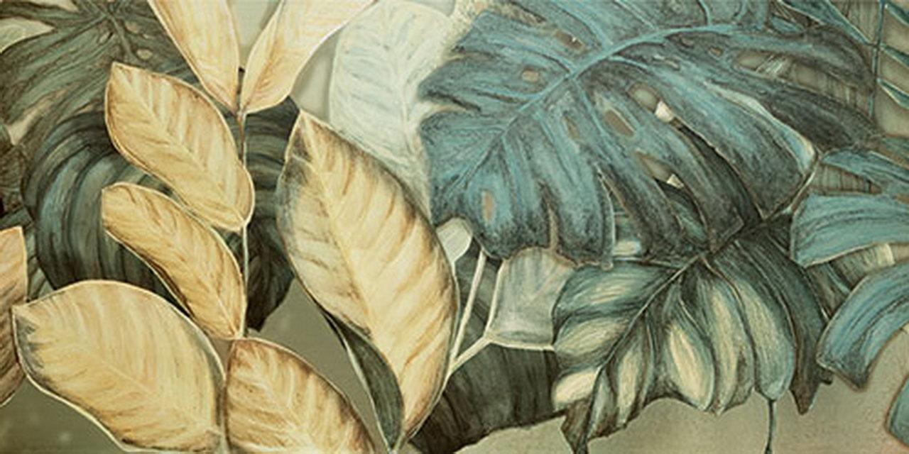 Tubadzin Alabaster Shine Leaves A/1 dekor 59,8 x 119,8 cm