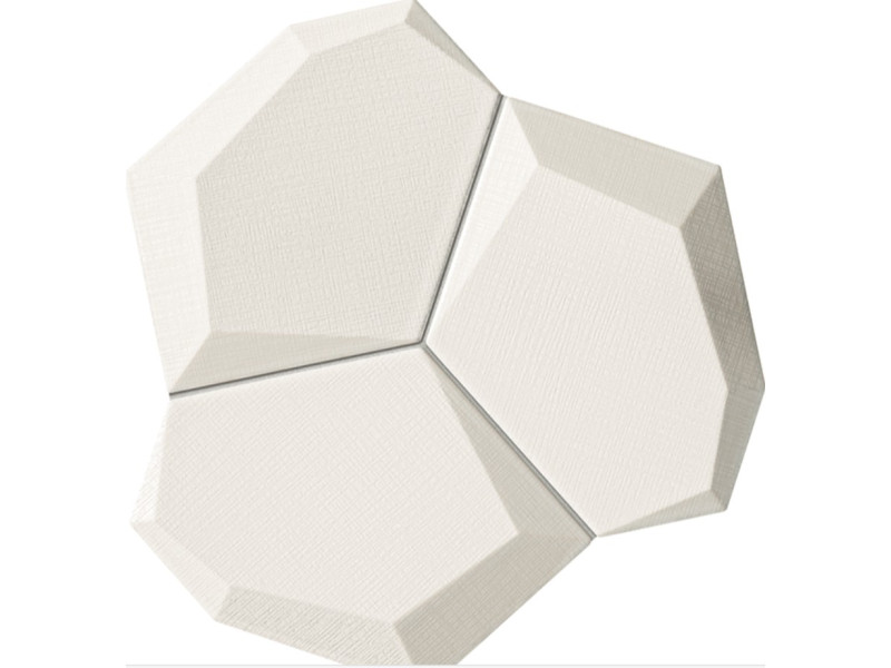 Flame Velo Bianco mozaik 19 x 21 cm