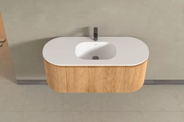 Arezzo Selina 120 cm ovális alsószekrény + mosdó
